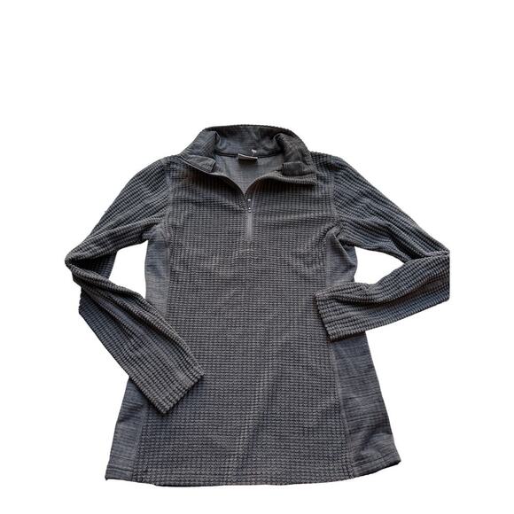 XS Columbia Green Taupe Quarter Zip Pullover – Outdoor Hiking Layer - Picture 1 of 4